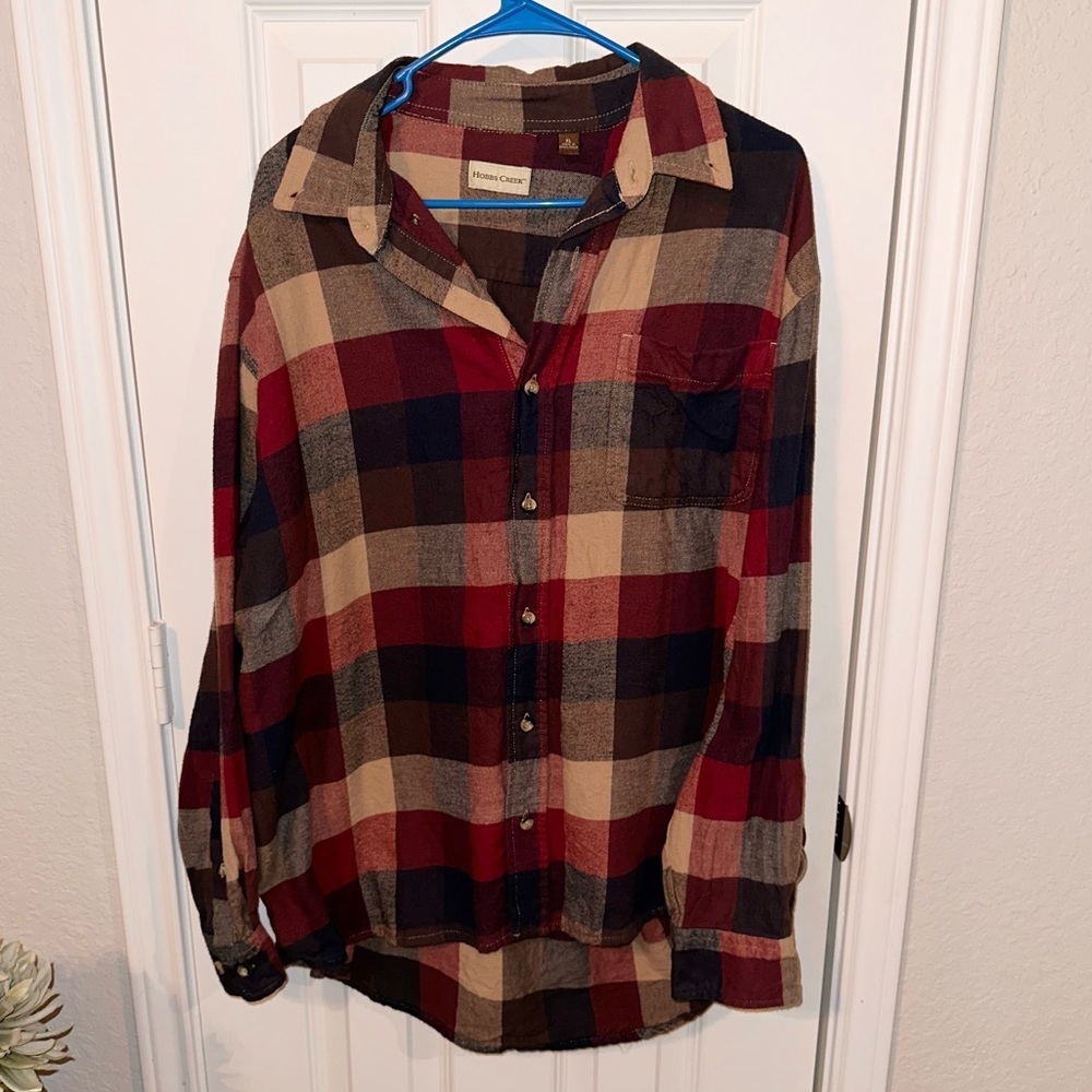 Men’s Plaid Button Down